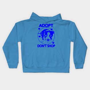 Adopt Don't Shop - Dog Rescue Kids Hoodie